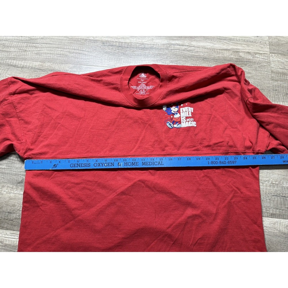 Disney Run Disney Spirit Jersey 2021 Adult Size XL Red Every Mile Is Magic - Picture 14 of 16
